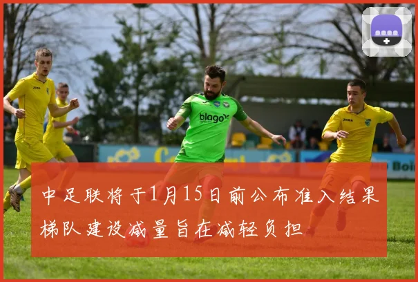 中足联将于1月15日前公布准入结果梯队建设减量旨在减轻负担