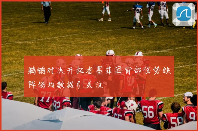 鹈鹕对决开拓者墨菲因背部伤势缺阵场均数据引关注